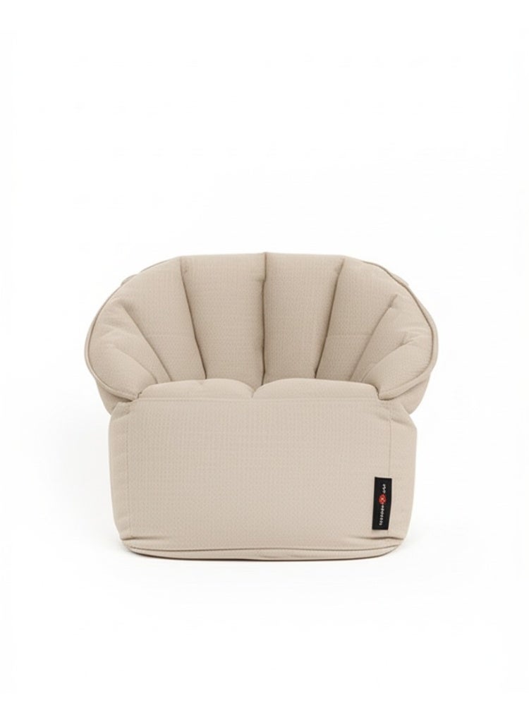 بين تو جو كرسي بين باج قماش بيج - Image 2