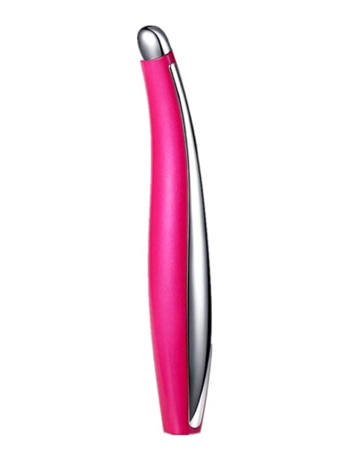 NIBEMINENT Electric Rechargeable Roller Massager Dark Pink/Silver 8inch