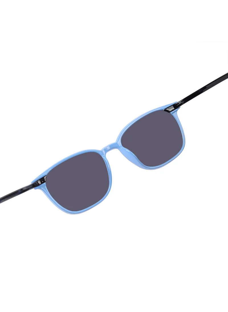ووجلز نظارات شمسية مربعة أنيقة للأطفال بلون أزرق قنطريلي