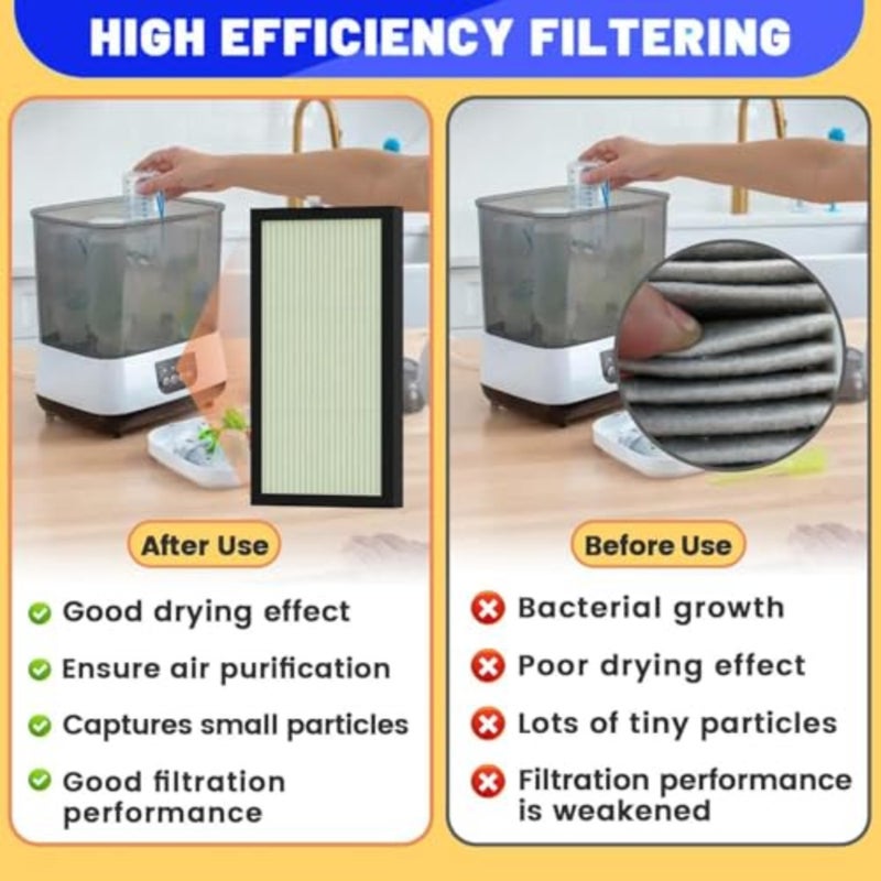 1 pcs Filter Replacement Compatible with Dr. Brown's Dryer - Dryer Advanced Filter for Baby Bottles and Pacifiers - Image 2