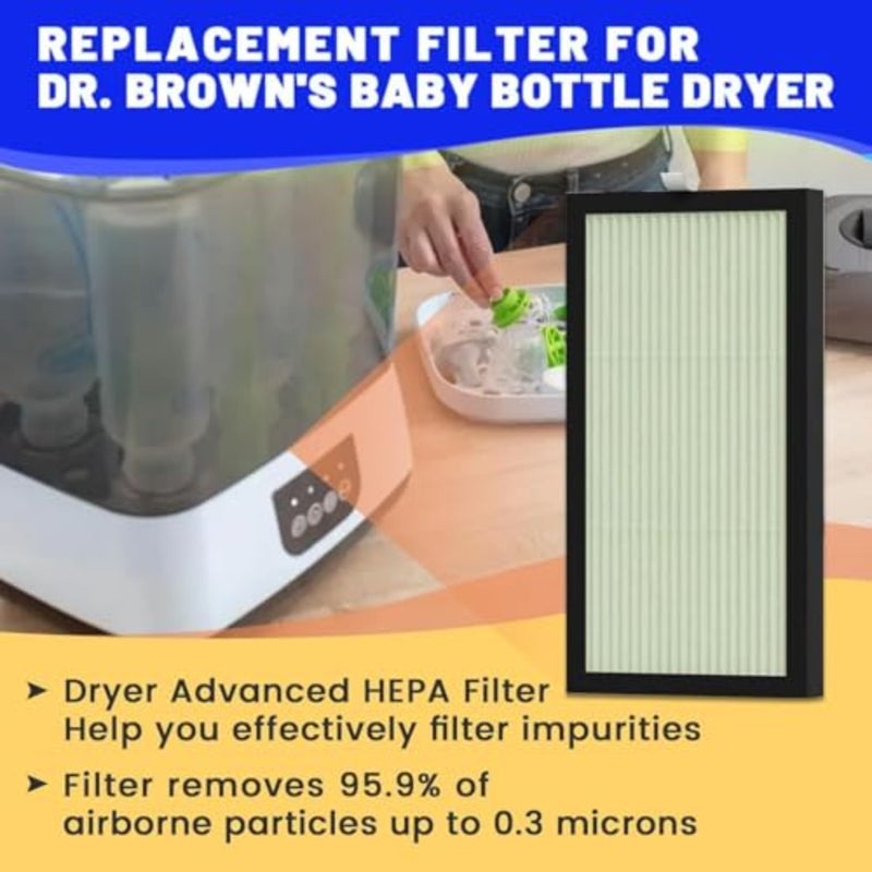1 pcs Filter Replacement Compatible with Dr. Brown's Dryer - Dryer Advanced Filter for Baby Bottles and Pacifiers - Image 5