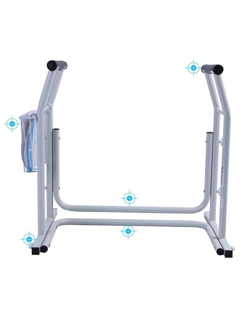 Adjustable Toilet Surround Support Frame For Elderly & Disabled Anti-Slip In Bathroom Hom - Image 2