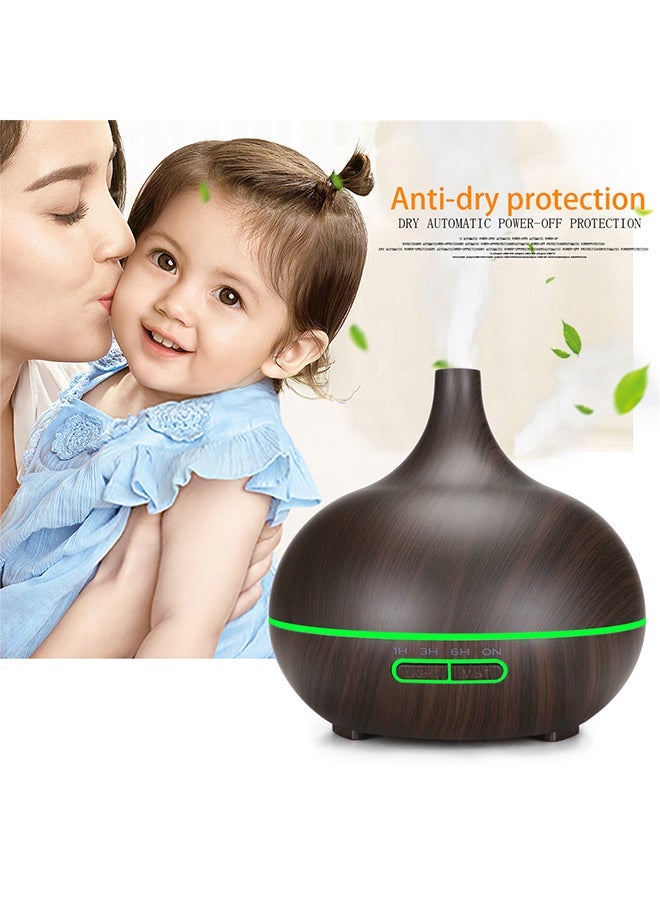NIBEMINENT Wooden USB Aroma Diffuser Brown 400mm - Image 3