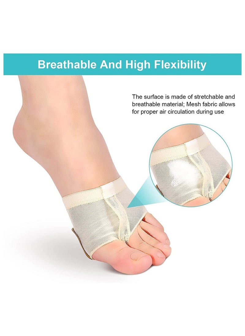 Generic - Dance Foot Thongs Ballet Dance Wear Nude Lyrical Shoes Dance Foot Toe Pad Support Breathable Paw Shoes for Jazz Ballet Modern Contemporary Dance Wear 2 Pairs XL - Image 1
