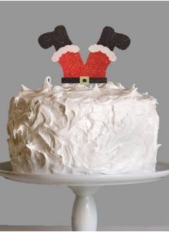 Generic Santa foam cake topper decor for christmas 