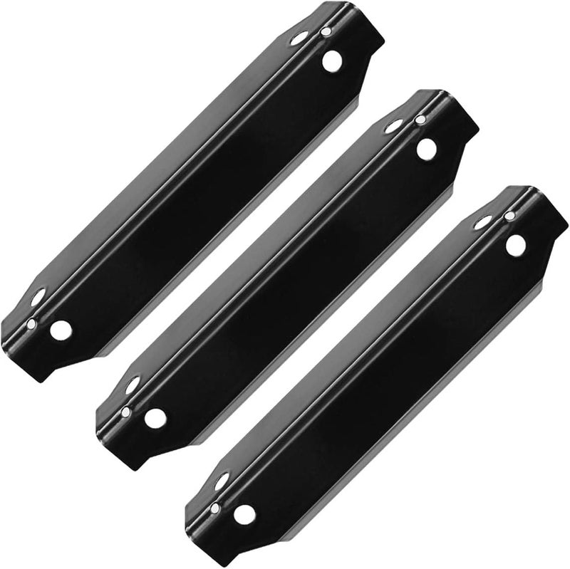 Utheer Grill Parts Heat Plates Replacement for Dyna-Glo DGC310CNP-D 3-Burner Propane Gas Grill, Porcelain Steel Heat Shield Tent Flavor Bars Flame Tamer Parts, 3 Pack - Image 1
