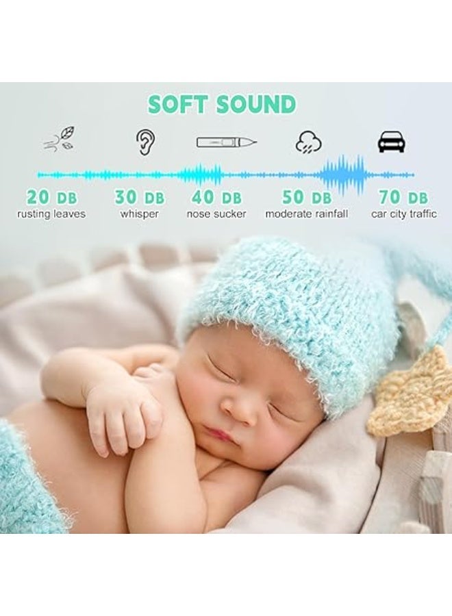 Electric nasal aspirator for children – 5 suction levels, 3 silicone nozzles, IP65 waterproof, with soothing music and light - Image 3
