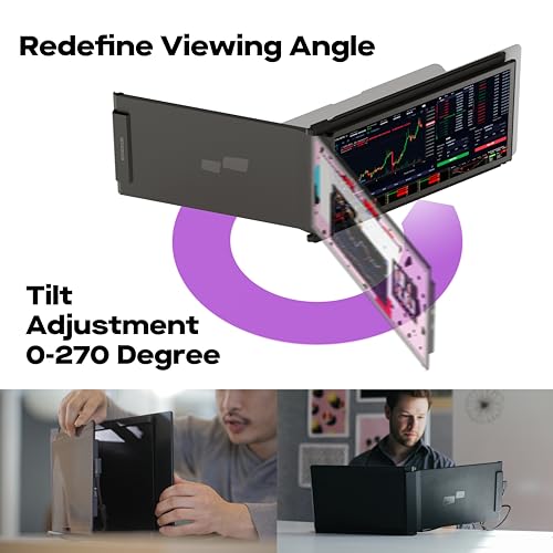 MP Portable Monitor for Laptops, New Mobile Pixels Duex Plus DS 13.3" FHD 1080P Laptops Screen Extender, USB Type-C/HDMI Plug and Play Laptop Extended Monitor, Windows/macOS/Android/Switch Compatible - Image 5