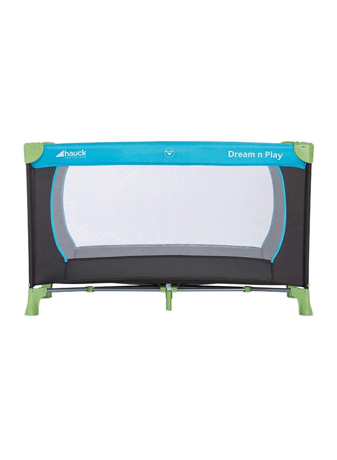 hauck Dream N Play Travel Bed - Blue/Black - Image 1