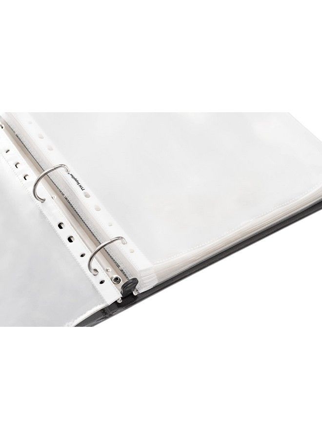 TYH Supplies 400 Pack Heavy Duty Clear Sheet Protectors For 3 Ring Binder ; 8.5 X 11 Inch ; Ultra Clear 11 Hole Plastic Page Protectors For Home Office And School ; Top Loader Plastic Sleeves  - Image 3
