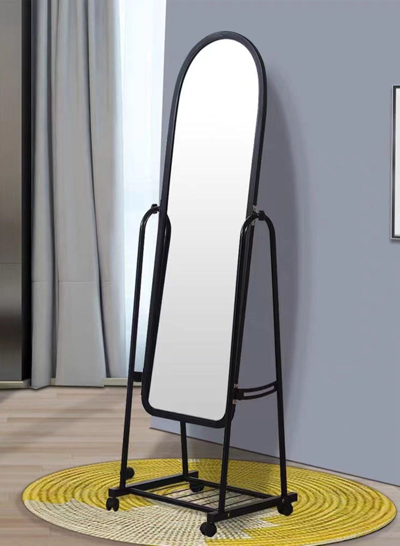  CityRiya-Long مرآة كاملة الطول ، مرآة الأرضية الدائمة ، مرآة كاملة الجسم ، مرآة جدار كاملة الطول ، مرآة كاملة الطول مع الحامل ، مرآة خلع الملابس الكبيرة لغرفة النوم ، غرفة المعيشة - Image 2