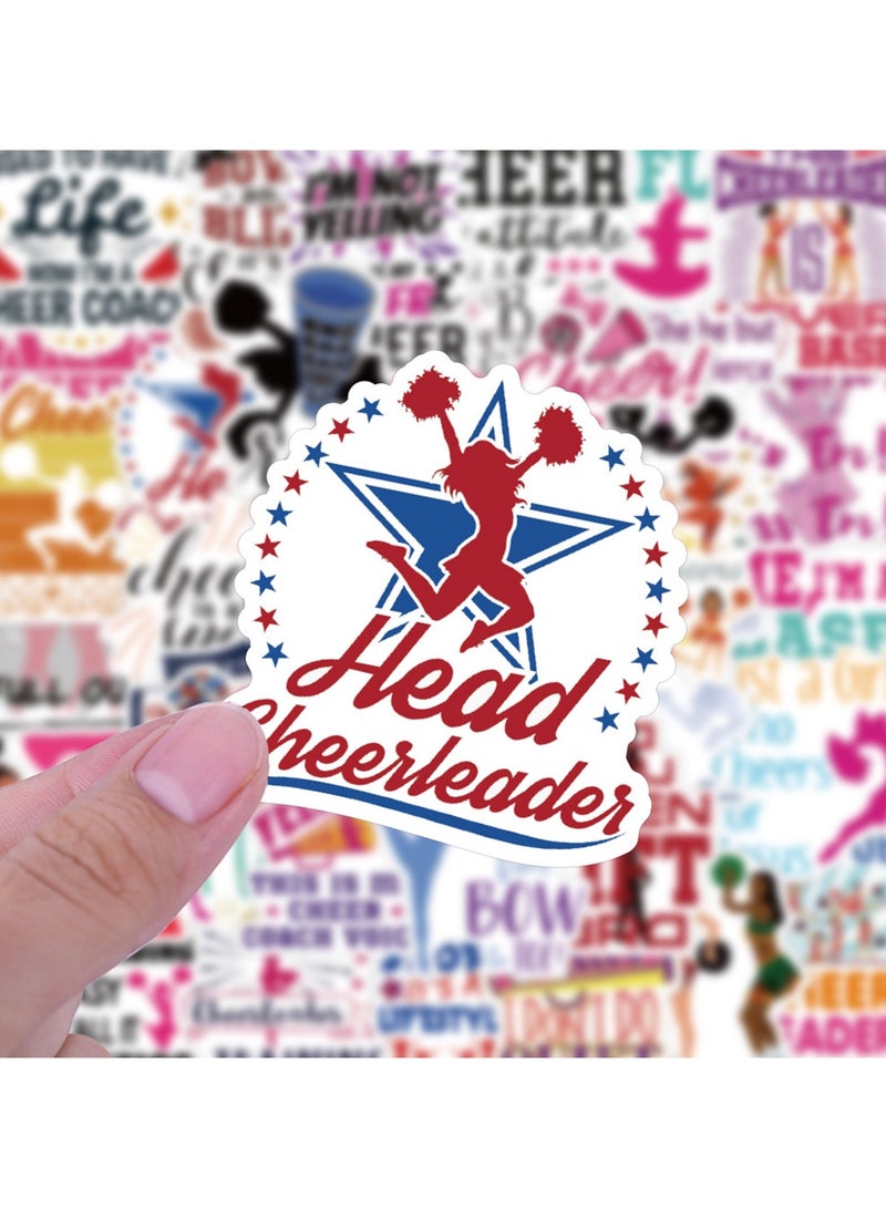 60 قطعة من ملصقات التشجيع، ملصقات فينيل مقاومة للماء، هدايا تشجيع مثالية لفتيات التشجيع وفتيات الجمباز، والمراهقات، وملصقات إيجابية لزجاجات المياه وأمتعة الكمبيوتر المحمول - Image 5