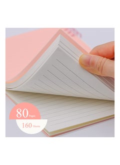 Excefore 4 Pieces Spiral Notebook Wide Ruled A5 Notebooks Journal Memo Planner with Thick Plastic Hardcover 8.3 x 5.9 Inch  - Image 3