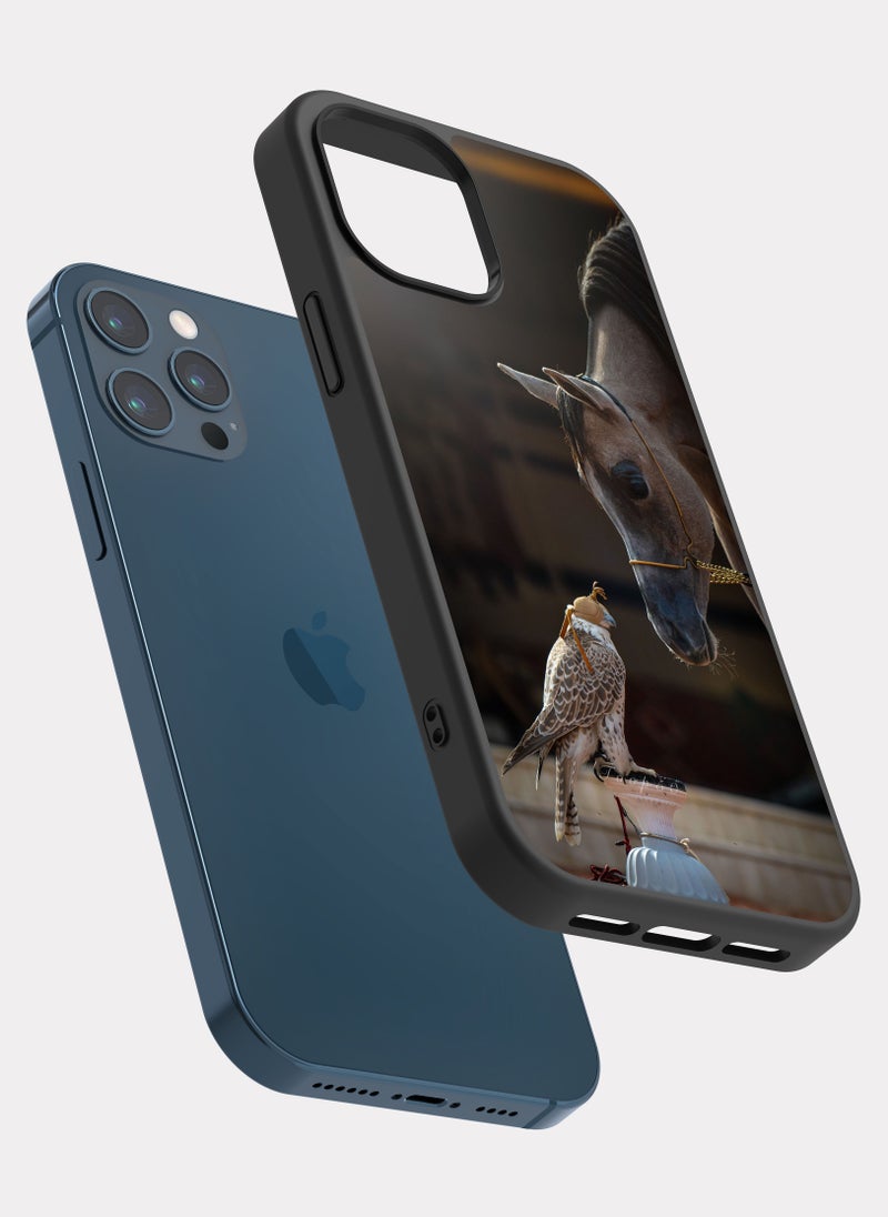 PXLAAT iPhone 12 Pro Max case cover Hawk And Horse  - Image 2