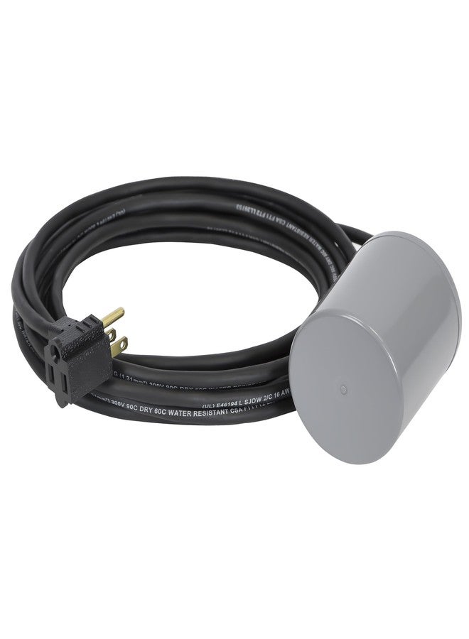 ليتل جايانت مفتاح عوامة ليتل جاينت RFSN-6، ١١٥ فولت، بحد أقصى ١٣ أمبير - نصف حصان، مزود بمضخة خلفية، مناسب لأنظمة البرك، أو أحواض الصرف الصحي، أو أنظمة تصريف المياه العادمة، بطول ١٠ أقدام، رمادي، رقم ٥٩٩١١٨ - Image 1