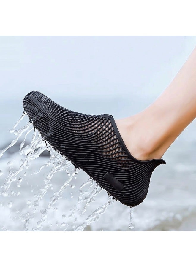Men's Summer Outdoor Slip-resistant Odor-resistant 3d Printed Soft Sole Sports Outdoor Water Wading Stream  Beach Clogs