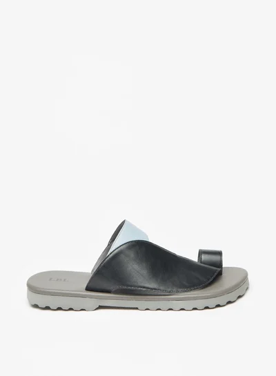 LBL by Shoexpress Men's Panelled Slip-On Arabic Sandals Ramadan Collection