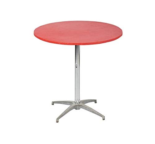 Kwik-Covers KwikCovers 36 Round Fitted Plastic Table Covers Bundle of 5 Red 