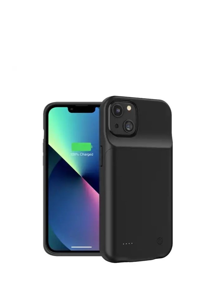 GULFLINK Wireless Protective Charging Case Cover For iPhone 15 Plus 5000mah Black  - Image 1
