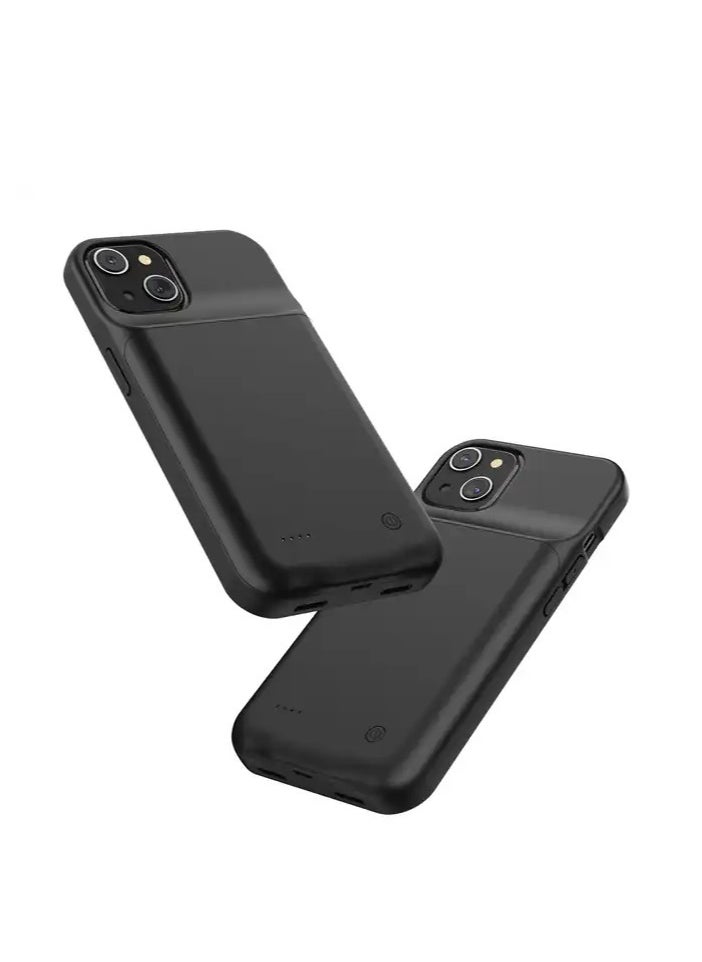 GULFLINK Wireless Protective Charging Case Cover For iPhone 15 Plus 5000mah Black  - Image 3