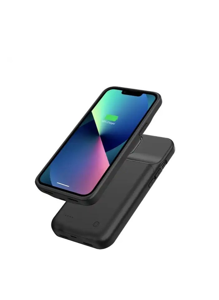 GULFLINK Wireless Protective Charging Case Cover For iPhone 15 Plus 5000mah Black  - Image 4