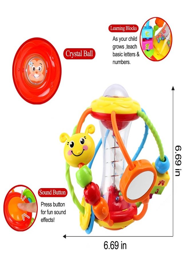 Yiosion Baby Rattles Toys Set, Infant Grab N Shake Rattle, Sensory Activity Ball, Development Learning Music Toy, Newborn First Birthday Gifts for 0 1 2 3 4 5 6 7 8 9 10 12 Month Babies Boy Girl - Image 5