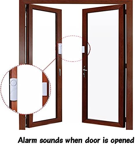 PCTC 4 Pack Home Security Door & Window Alarms for Kids Safety - DIY Protection Burglar Bell Alarm for Home & Office - Image 5