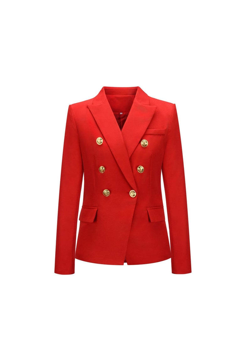 KUYING - New Fashion Short Double Breasted Suit Coat - Image 1