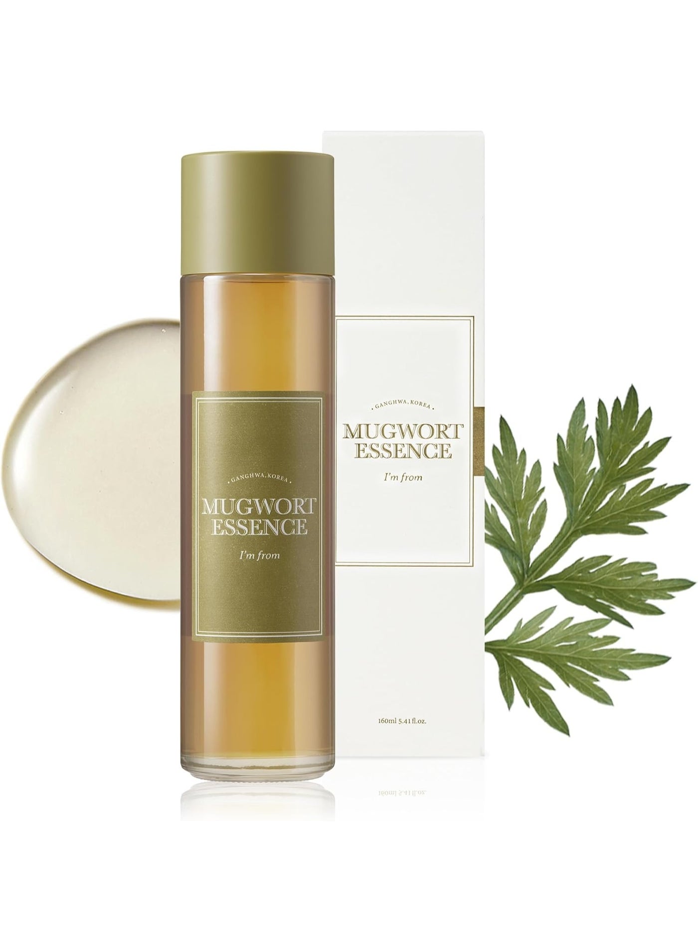 Mugwort Essence | Vegan Extract - Soothe Sensitive and Irritated Skin, Redness Relief, Refreshing, Korean Hydrating Toner | All Skin Types
