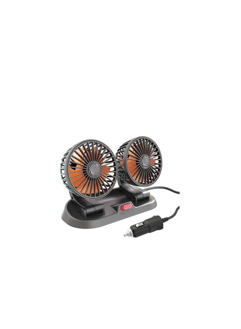4-inch Dual Fan That Runs On A 12-volt Car Lighter 10w 4a - Image 2