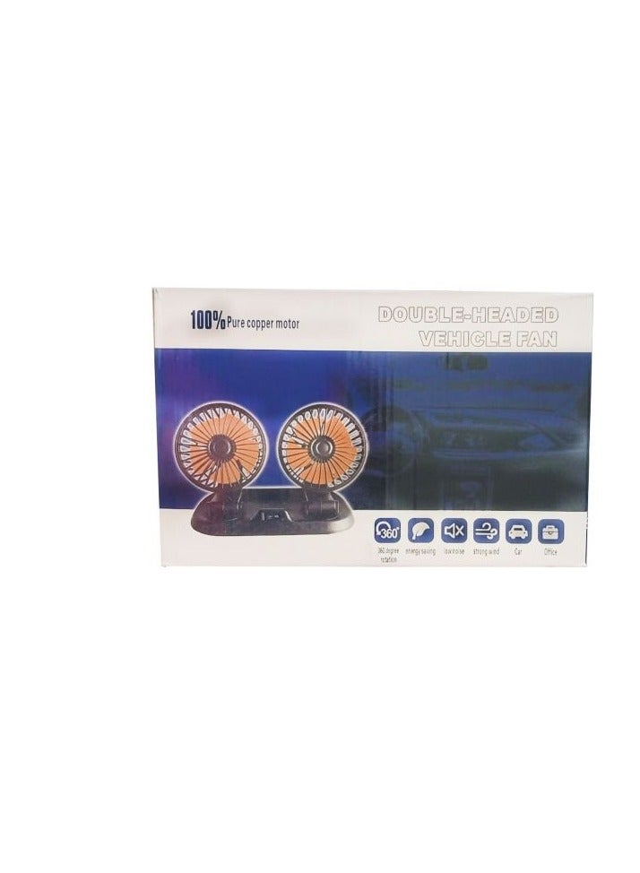 4-inch Dual Fan That Runs On A 12-volt Car Lighter 10w 4a - Image 3