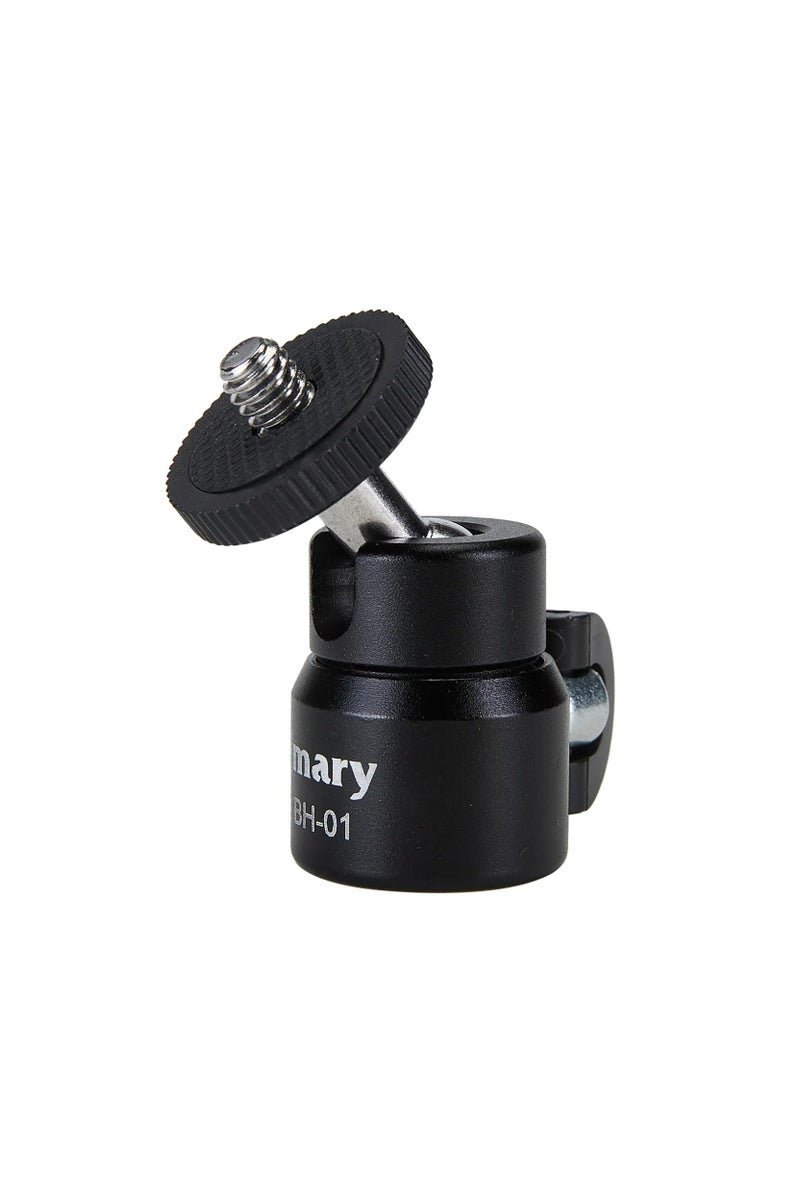 BH-01 Metal Tripod Ball Head, 360° Rotation, 1/4" UNC Connector, Lightweight & Portable – Ideal for Travel, Landscape, Portrait & Video Photography – Smooth & Precise Control - Image 2