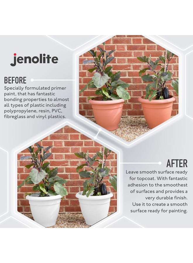 JENOLITE Plastic Primer Spray Paint | WHITE | Premium Quality Plastic Primer | Promotes Adhesion | Primer Spray Paint for Automotive, Garden Furniture, Models & Other Hard Plastics | 400ml - Image 5