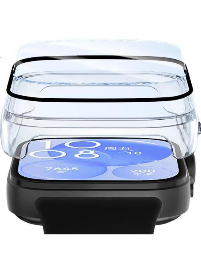 Tinker Pi Jiang Huawei Fit3 Protective Case Tempered Glass Film Huawei Watch Fit3 Special Case Film Integrated Protective Cover Full Package Anti-Fall Anti-Scratch Protective Case - Image 3