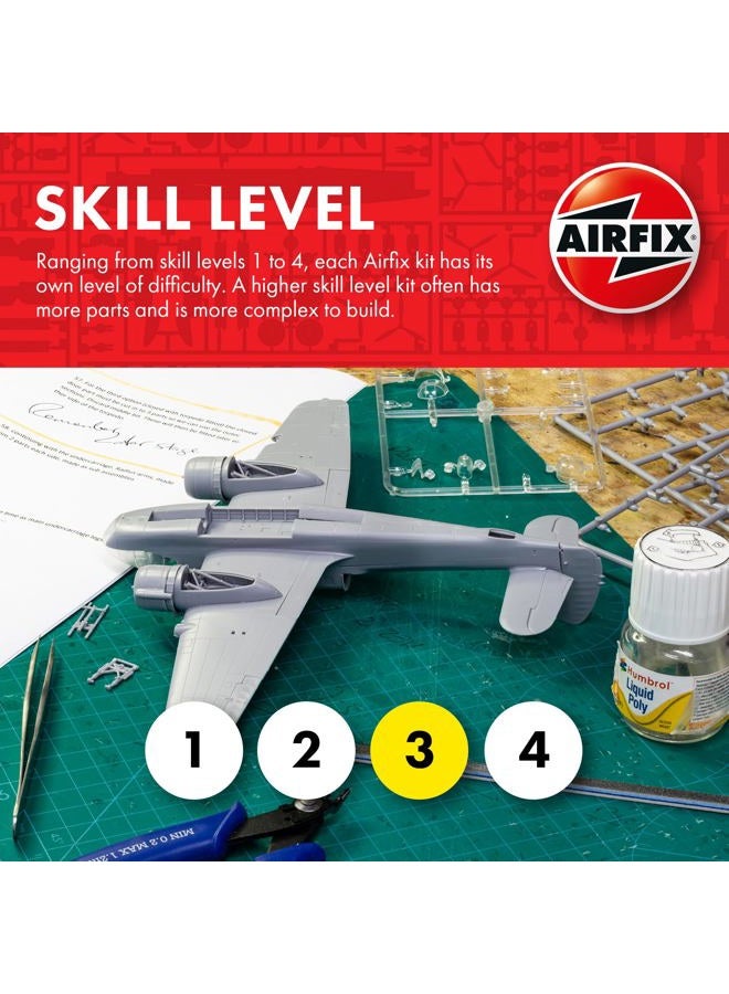 Airfix A06015A North American B-25C/D Mitchell Military Aircraft U.S.A.A.F. Model Making kit, Multicolour - Image 2