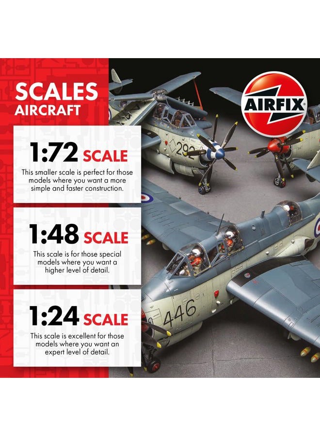 Airfix A06015A North American B-25C/D Mitchell Military Aircraft U.S.A.A.F. Model Making kit, Multicolour - Image 3