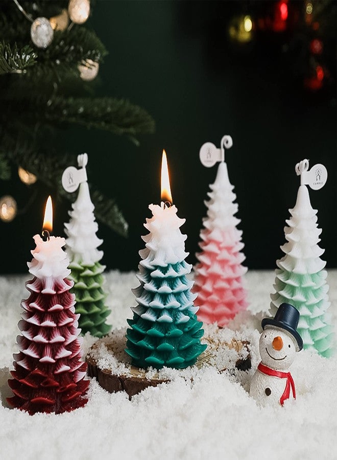 ZAKVOOR 3D Large Christmas Tree Shape Candle Mold for Candle Making Resin Casting Silicone Mold for DIY Aromatherapy Candles Wax Plaster Polymer Clay Decoration - Image 4