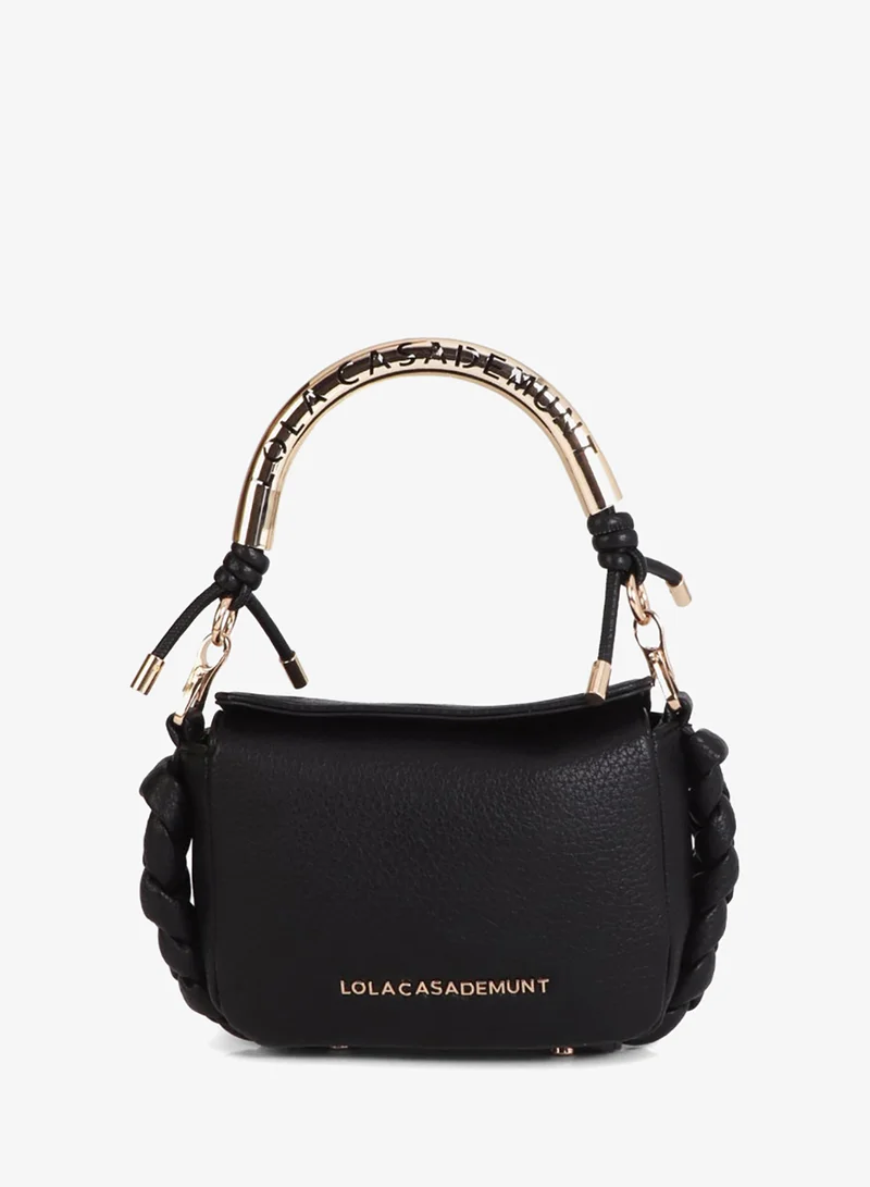 لولا كساديمونت Mini Crossbody Bag with Cut-Out Metallic Handle
