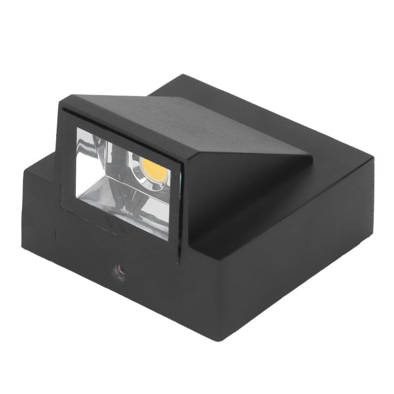 مصباح جداري: ضوء LED زخرفي من سبائك الألومنيوم مقاوم للماء بمستوى IP67 - إضاءة بيضاء مقاومة للصدأ بمدة 40 ألف ساعة، سهلة التركيب للاستخدام في الحدائق الخارجية، الشرفات، الفناءات، مداخل الأبواب، الشرفات الداخلية، غرف النوم والحمامات - Image 1