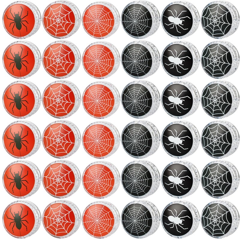 Drayear 30 Pack Led Light up Yo Yo Novelty Spider Yo Yo Ball Plastic Light up Responsive Ball for Kids Birthday Spider Theme Party Goodie Bag Fillers Classroom Rewards 6 Styles - Image 3