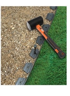 Excefore Garden Landscape Edging Stakes, 8 Inch Plastic Landscape Edging Nails, Spiral Landscape Stake, for use with Paver Edging, Landscape Edging, Artificial Turf  - Image 4