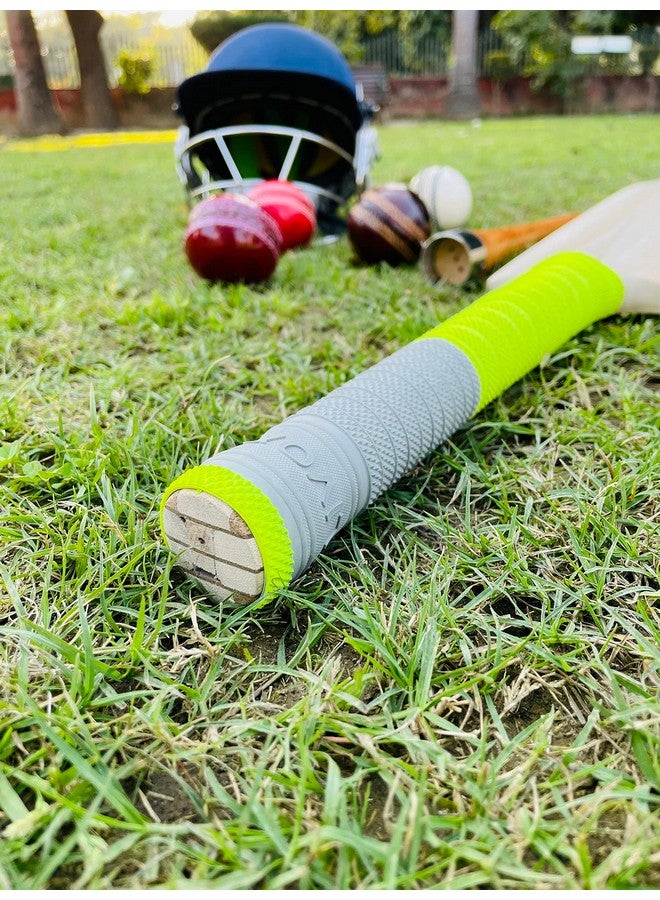 LIVOX Cricket Bat Handle Grip Rubber & Wood Material Cricket Acce ories Bat Grip Cone for Better Shock Absorption Bat Grips, 3 Bat Grips & 1 Bat Cone - Image 5