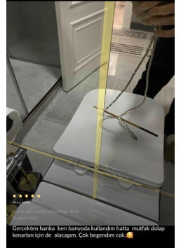 Eym 20 mm x 2800 mm Matte Gold Sibu Mirrored Plexi Strip Furniture Trim  - Image 1