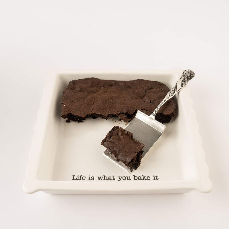 Mud Pie Brownie Baker Set, White - Image 4