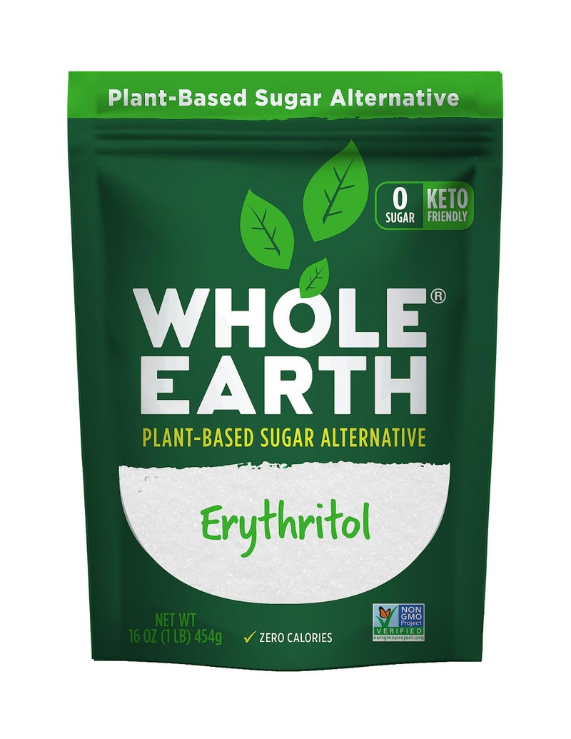 Whole Earth Sweetener Co. 100% Erythritol Sweetener (Keto Sweetener, Natural Sugar Alternative, Baking Sugar Substitute, Zero Calorie Sweetener, Gluten Free, Non-GMO), 16 Oz - Image 1