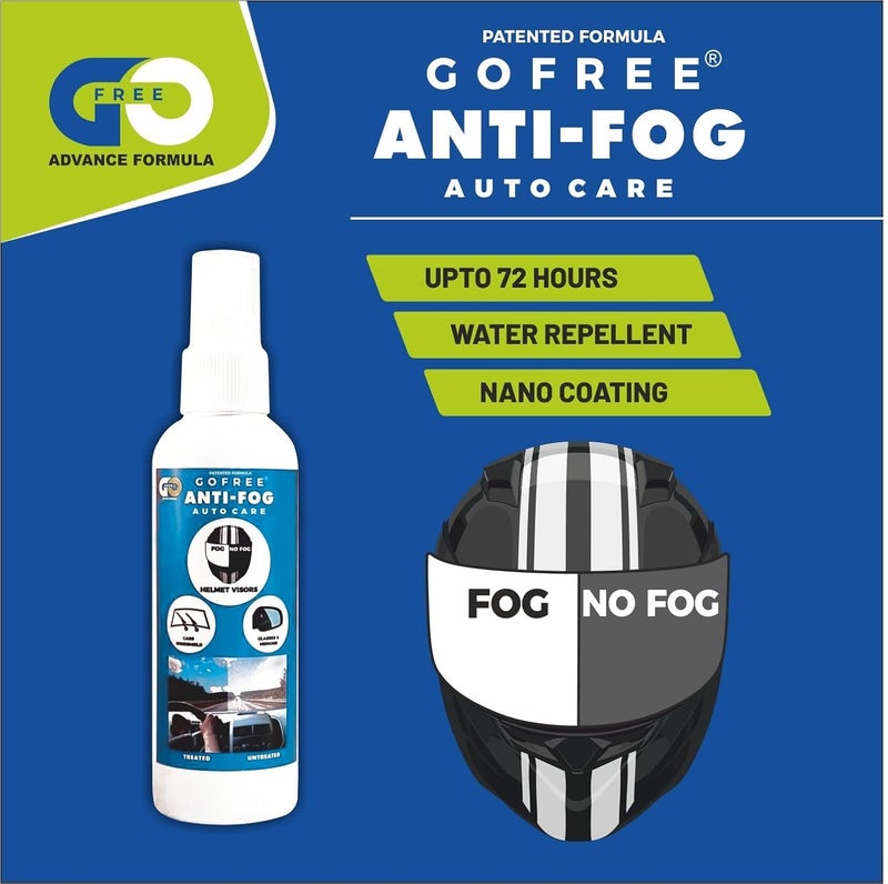 GOFREE Autocare Anti-Fog Spray - (100 ML) - Image 3