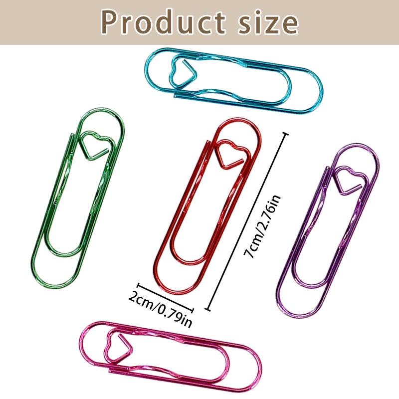 hongliang 20 PCS Metal Pen Holder Clips for Notebook - Colorful Planner Pen Holder & Paper Clip Set - Multi-Purpose Pencil Clips for Journal Planner Office School Supplies (5 Colors) - Image 2