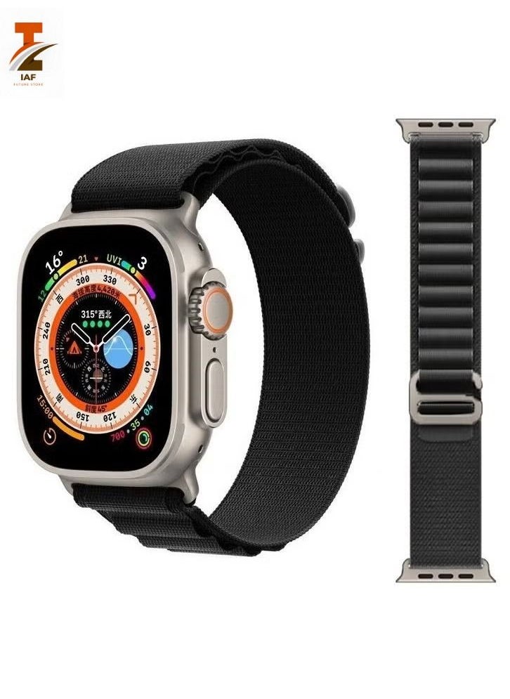 IAF - Alpine Loop Band 49mm 45mm 44mm for Apple Watch Series Ultra/8/SE/7/6/5/4/3/2/1 Nylon Woven Textile Loop Sport Strap Wristband - Image 1