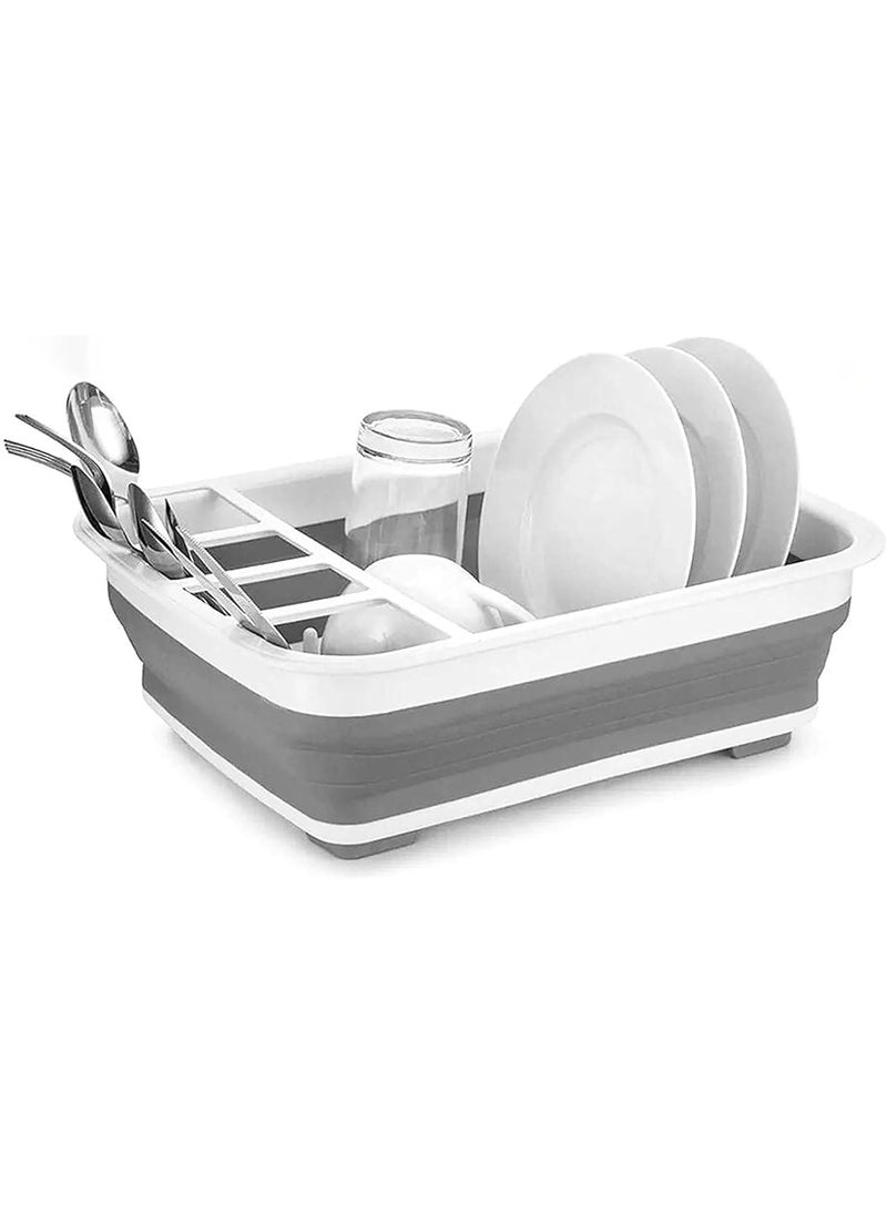 RIVUGJA RIVUGJA Multi Functional Portable Collapsible Silicone Dish Drainer  - Image 1