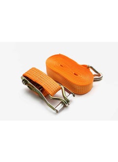 Crevizon Crevizon Ratchet Tie Down Heavy Duty Set 25 mm Hooks Load securing Straps Tensioning Belt  - Image 2